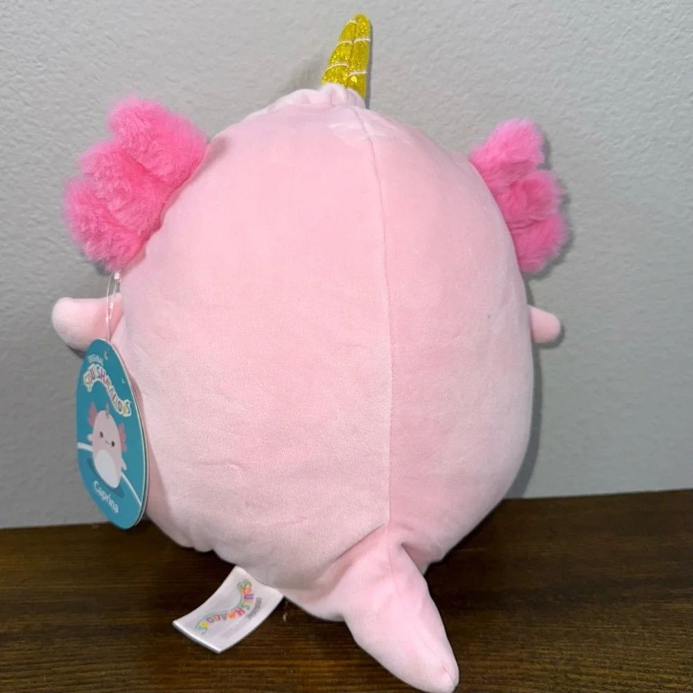 Squishmallows Pink and Gold Unicorn Plush